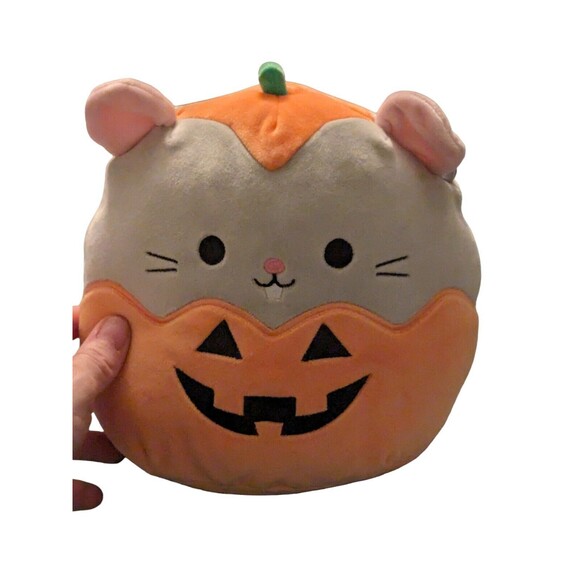 Squishmallows Halloween 2023 Squad 8" Milto the Mouse in Pumpkin Plush Toy - Picture 3 of 7